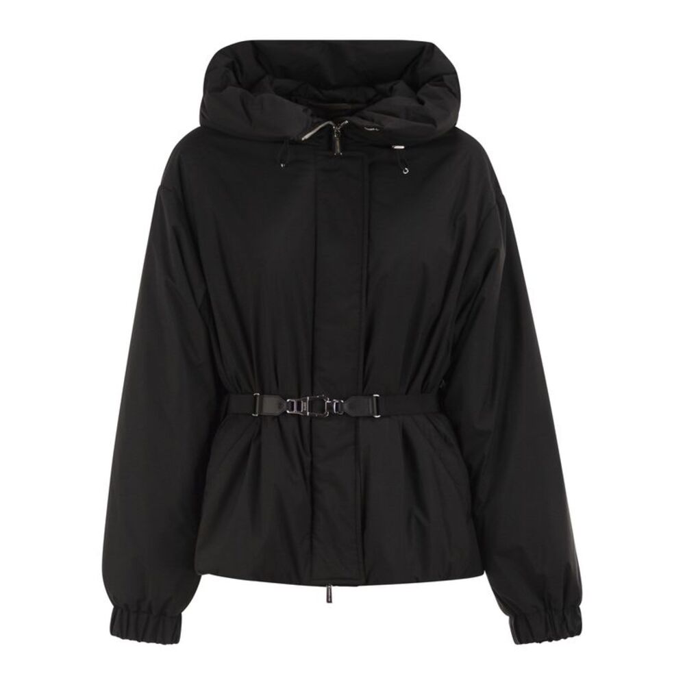 Moorer Women Glarea-Stp - Technical Hooded Jacket With Adjustable Belt